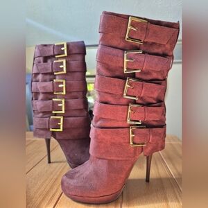 Michael Antonio Faux‎ Suede Boots - Size 7.5